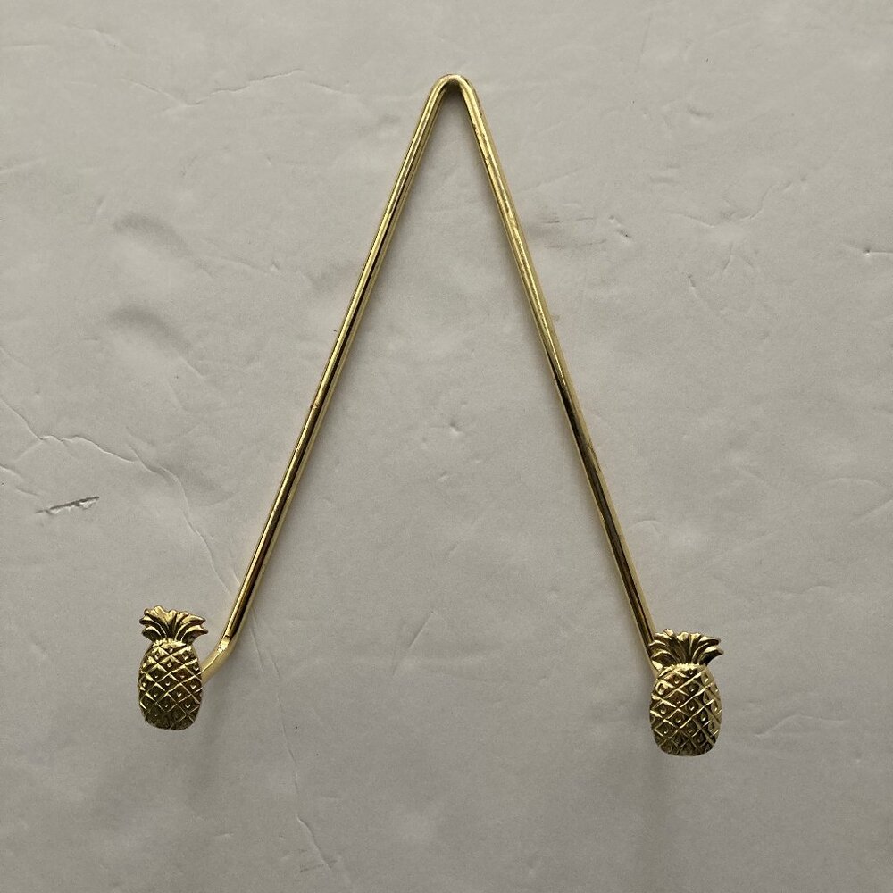 Decorative Gold Pineapple Plate Hanger for Wall Hanging